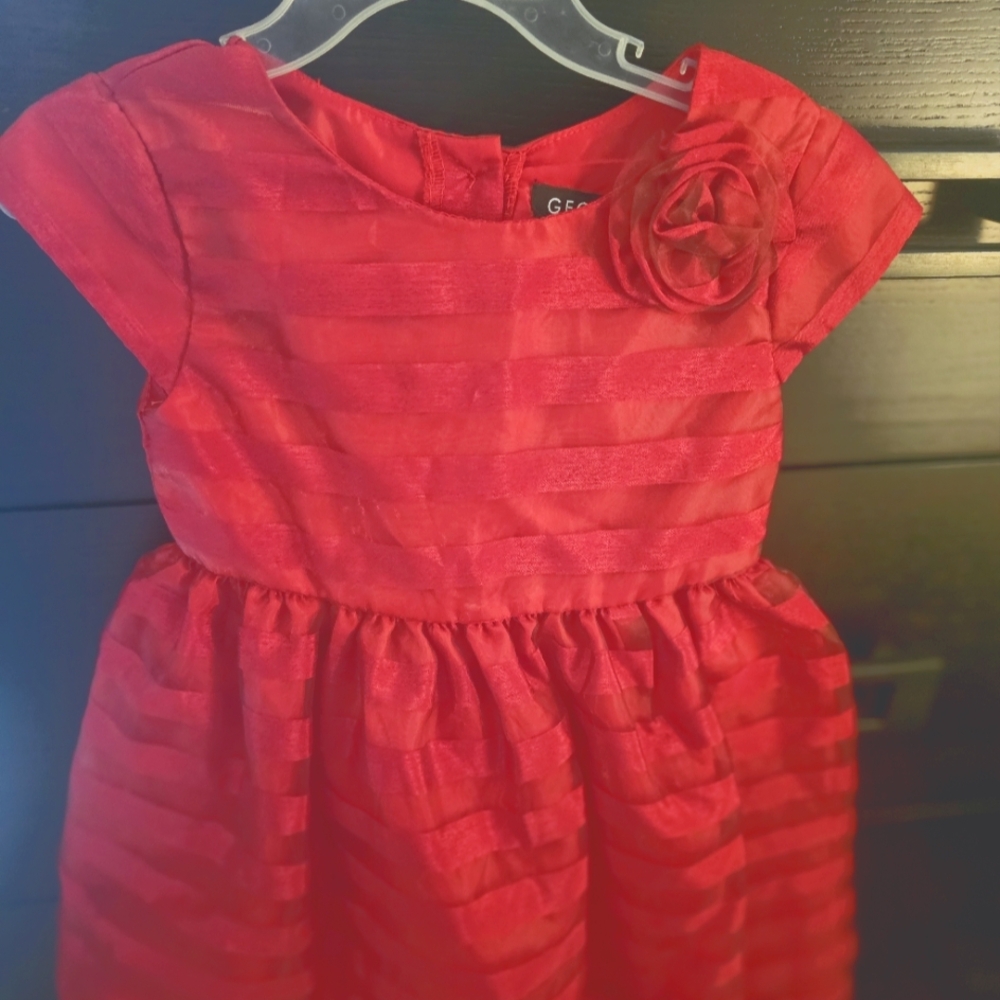 Toddler red dress